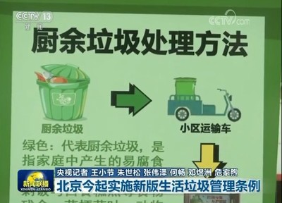 北京5月1日起實(shí)施新版生活垃圾管理?xiàng)l例 城市生活垃圾經(jīng)營(yíng)服務(wù)邁入新階段